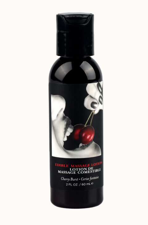 Edible Massage Lotion - Cherry - 2 Fl. Oz.