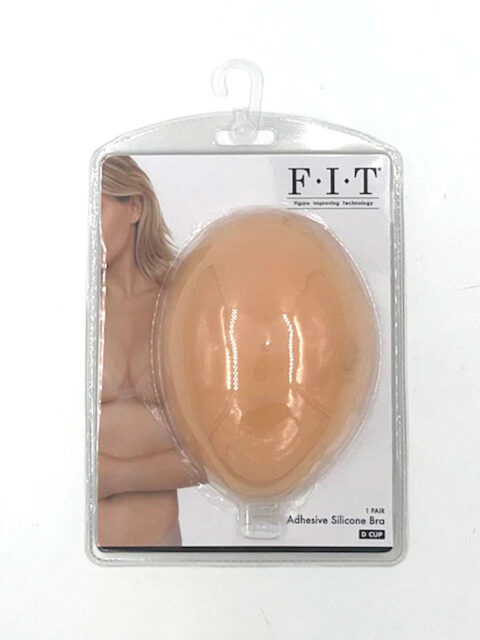 Adhesive Silicone Bra - Cup D - Light