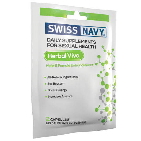 Swiss Navy Herbal Viva Him & Her Enhancement - 2 Ct