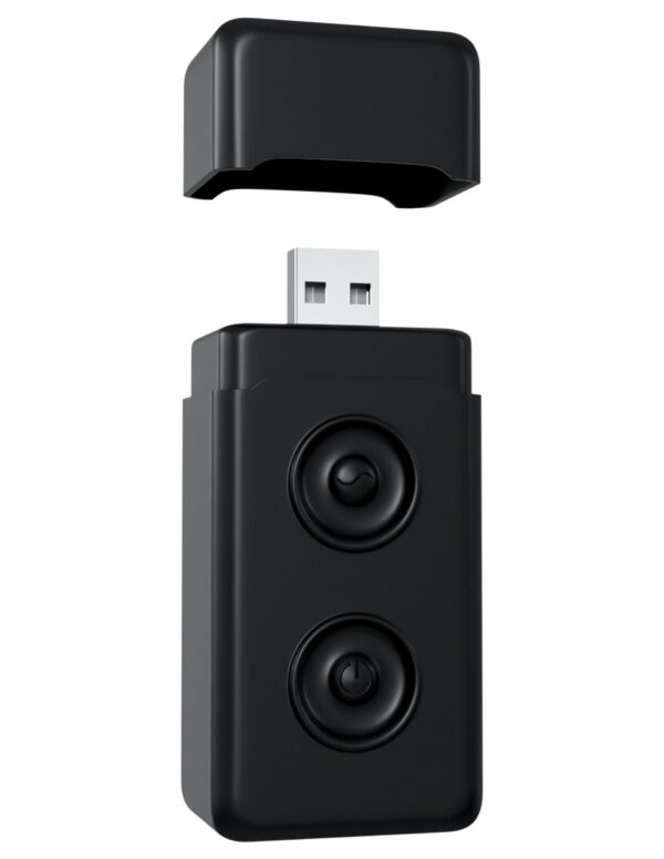 Waterproof Remote Control Bullet - Black