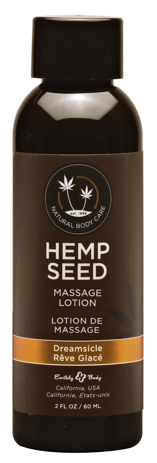 Hemp Seed Massage Lotion - Dreamsicle - 2 Fl. Oz. / 60 ml