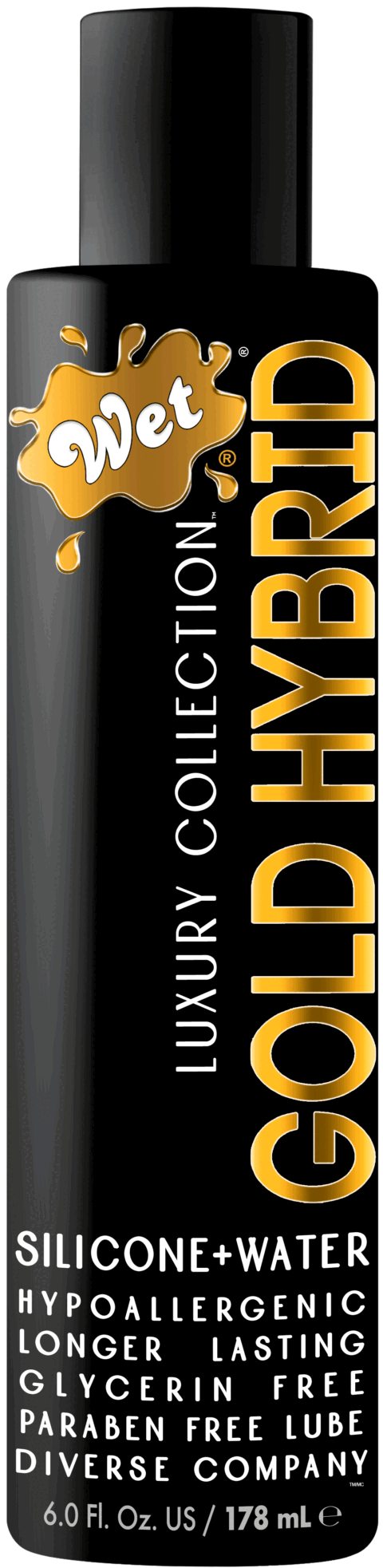 Wet Gold Hybrid Water Silicone Blend - 6 Fl. Oz.