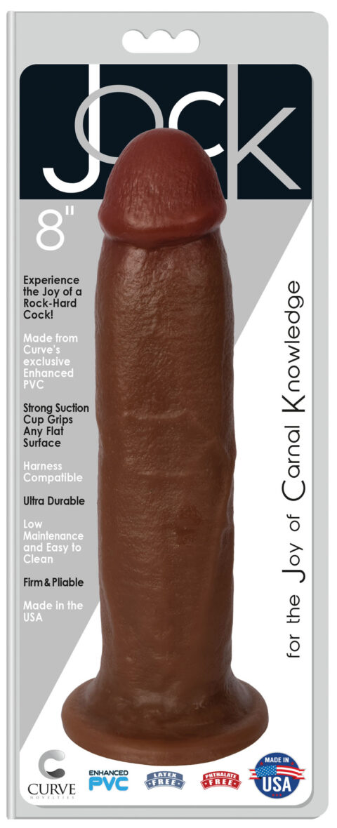 Jock 8 Inch Dong - Chocolate