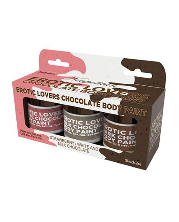 Erotic Lovers Chocolate Body Paint - Neapolitan -  White Chocolate