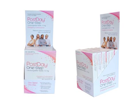 Postday One-Step Single Pack Display  6ct