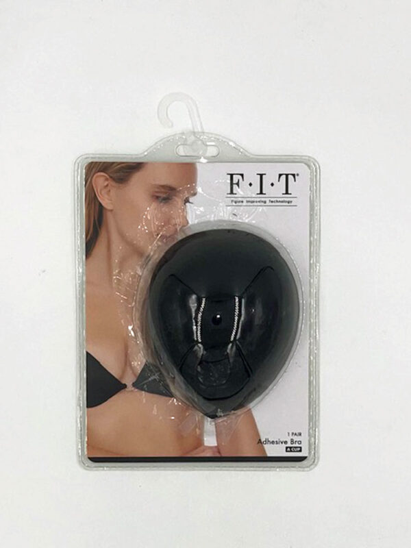 Cloth Adhesive Bra - Cup a - Black