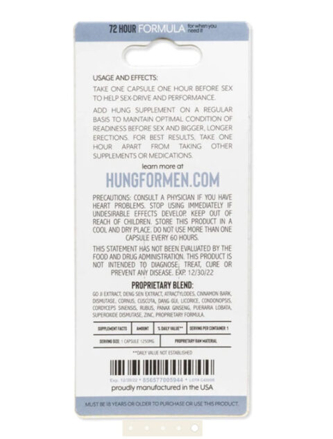 Hung Male Enhancement 24 Ct Display