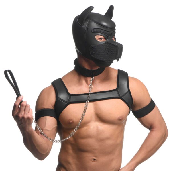Full Pup Arsenal Set Neoprene Puppy Hood