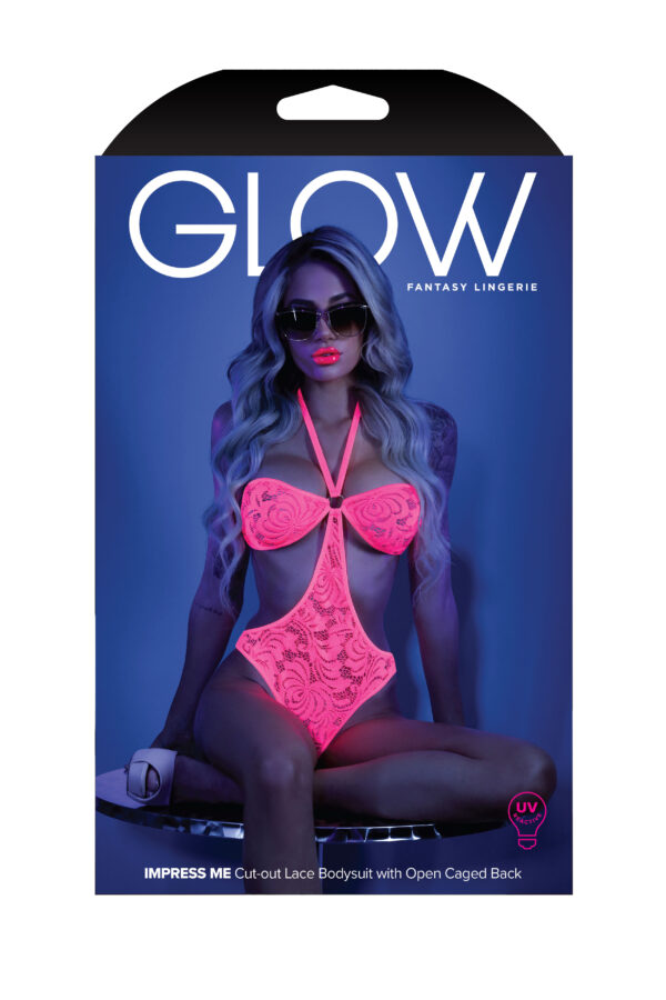 Impress Me Cutout Bodysuit - Medium/large - Neon  Pink
